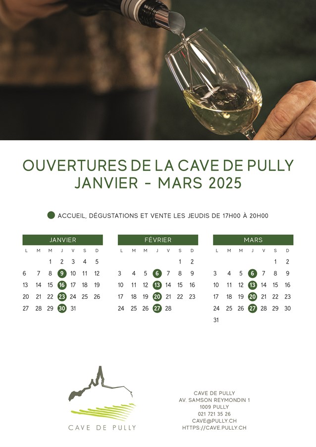 Horaires Cave Jan Mars2025